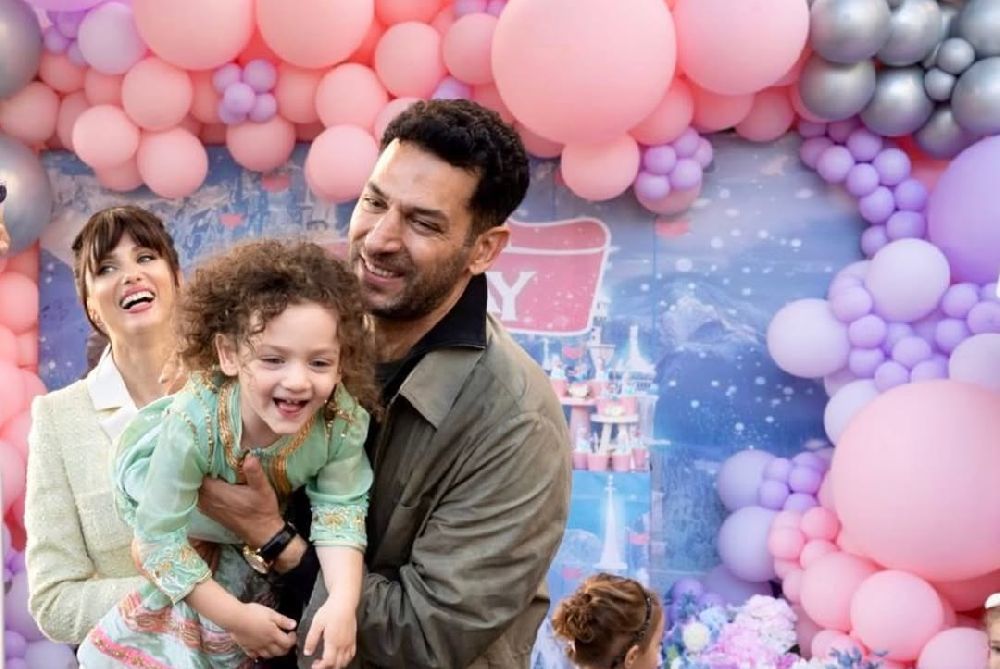 Murat Yıldırım ile Iman Elbani kızları Miray'ın doğum gününü kutladı