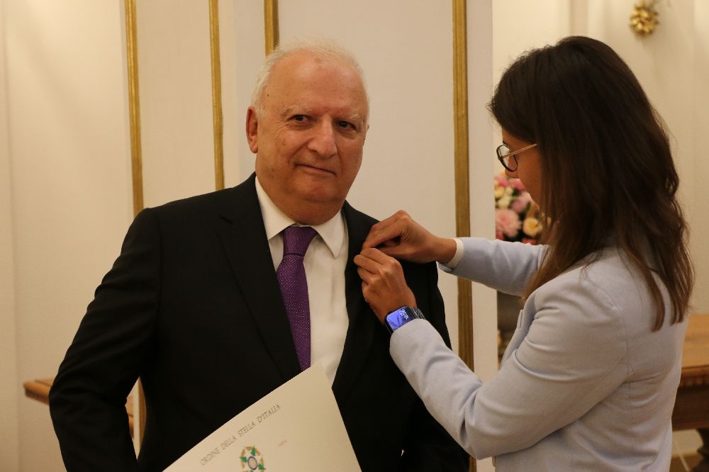 Prof. Dr. Nuri Özgirgin'e İtalya'dan "Yıldız Nişanı" onuru