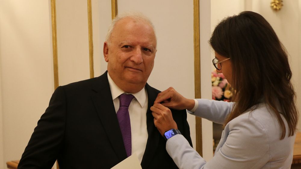 Prof. Dr. Nuri Özgirgin'e İtalya'dan "Yıldız Nişanı" onuru