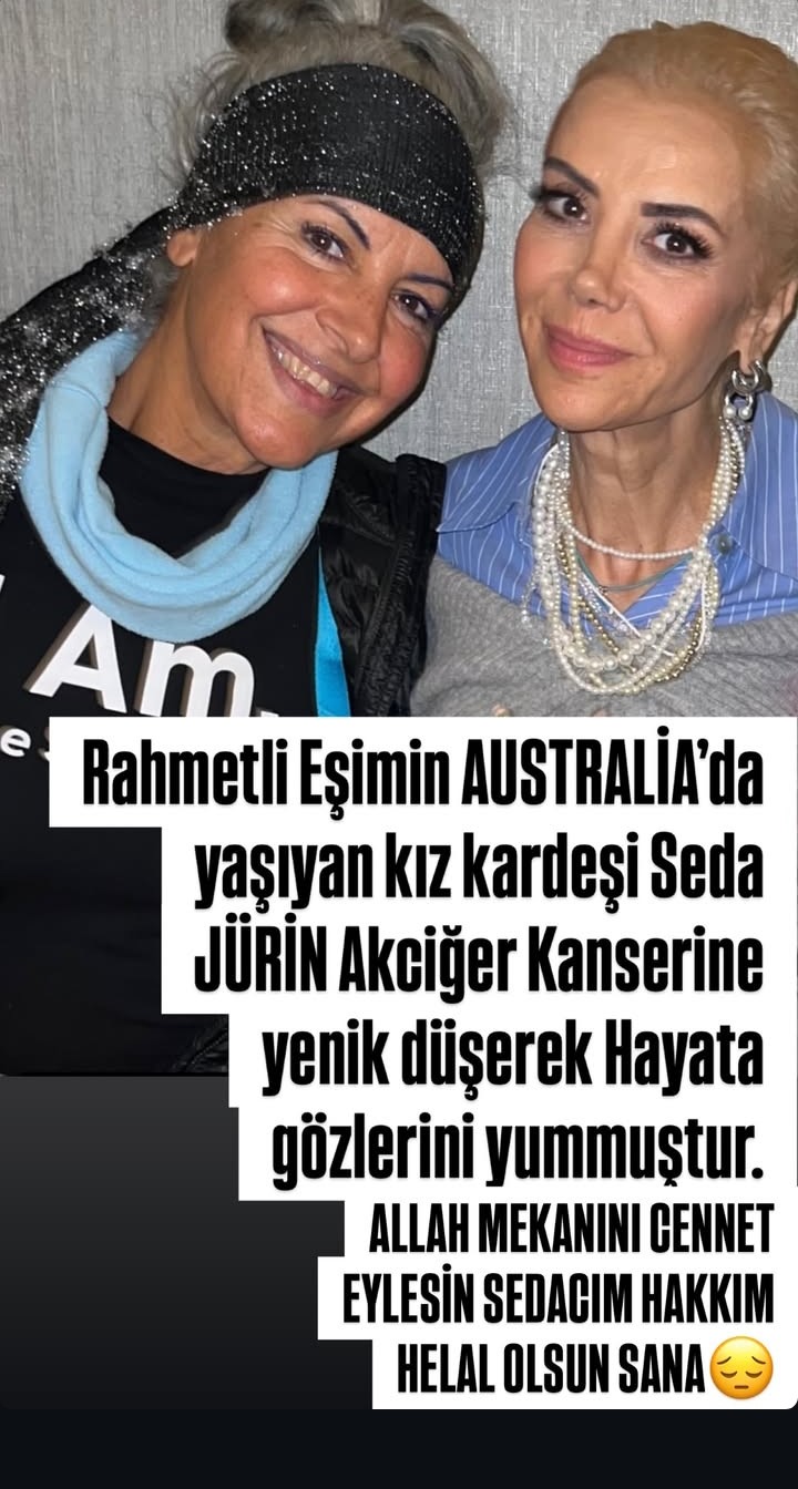 Tanyeli'nin kardeşi Seda Jürin hayatını kaybetti