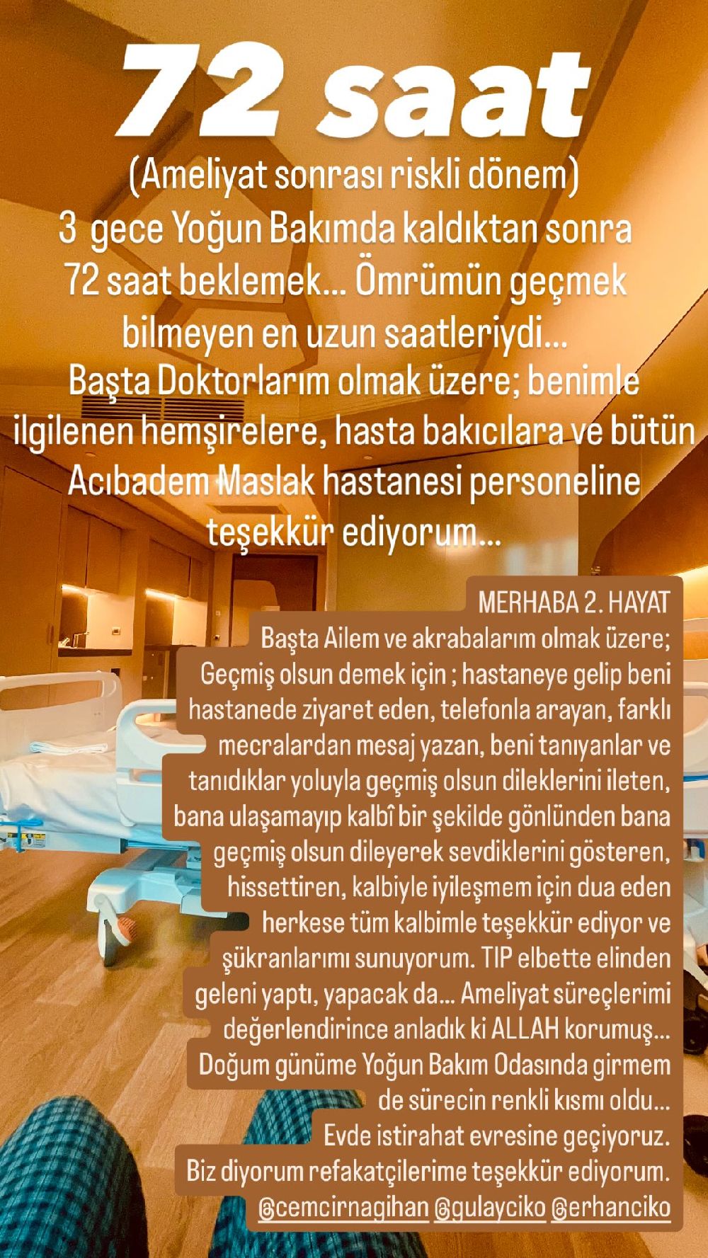 Ölümden dönen Murat Cemcir açıklama yaptı