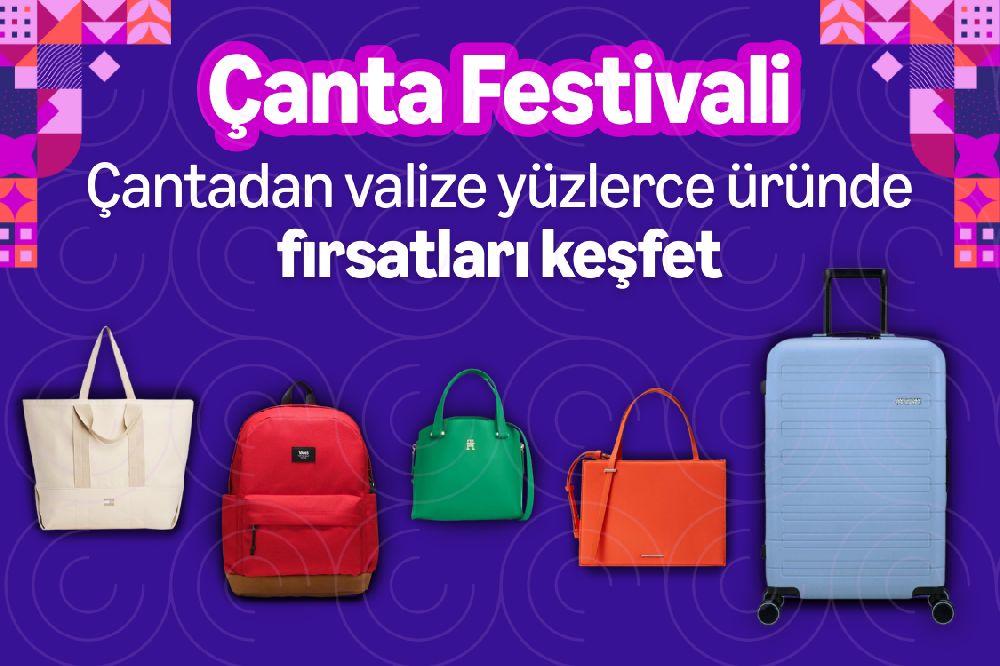 Amazon.com.tr, “Çanta Festivali” ile her ihtiyaca uygun çantaları bir araya getiriyor!
