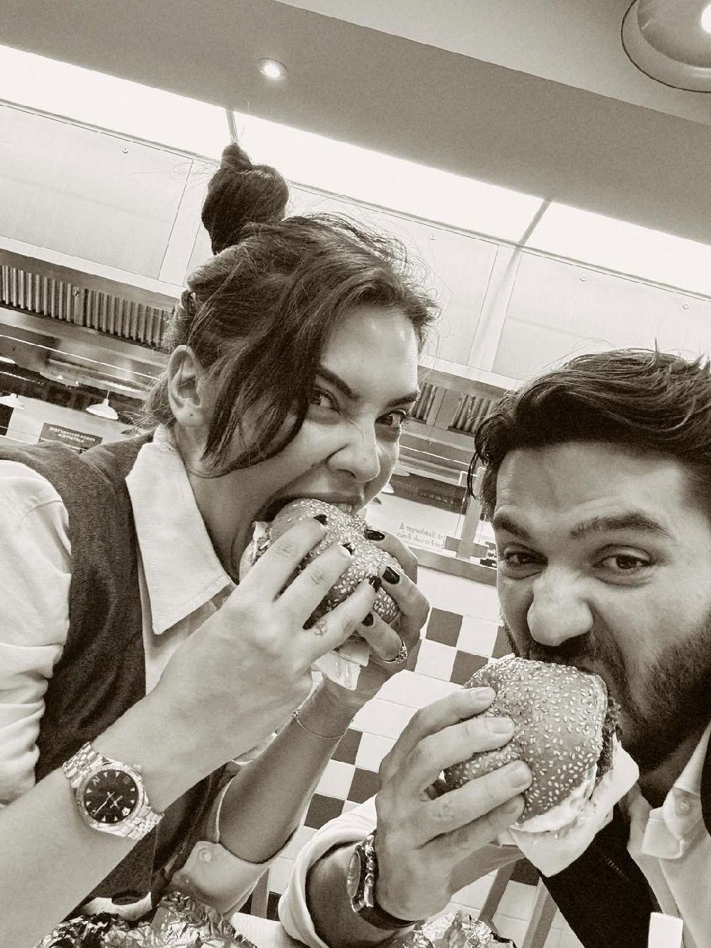 Biran Damla Yılmaz ile Abdurrahman Aydın'dan aşk fotoğrafları