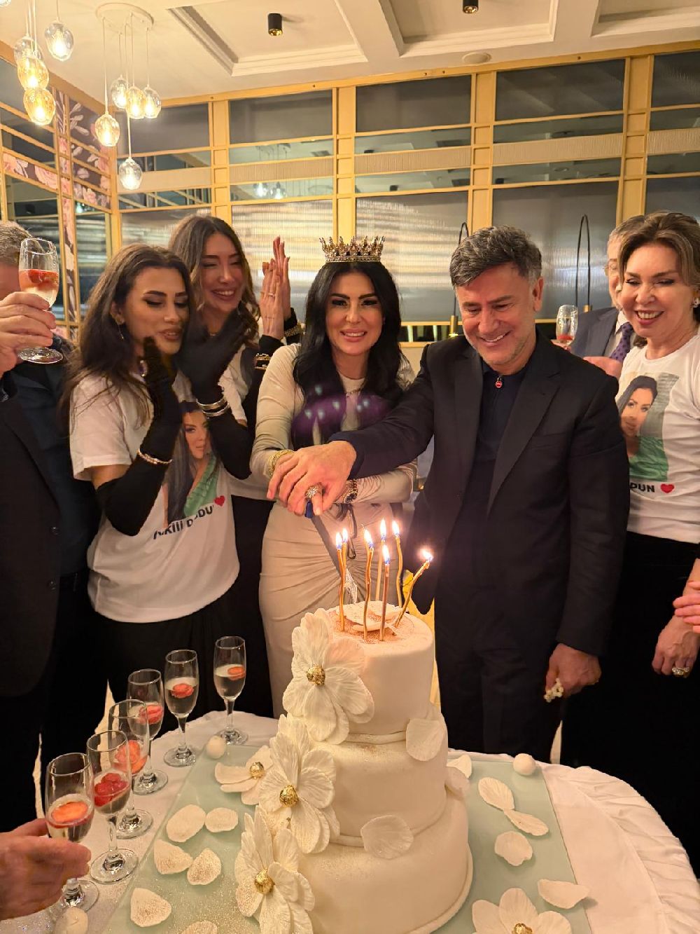 İzzet Yıldızhan'dan Ajda Yıldızhan'a unutulmaz kutlama