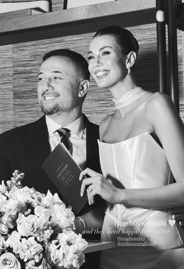 Oyuncu Sezgi Sena Akay ile iş insanı Erdinç Acar, evlendi