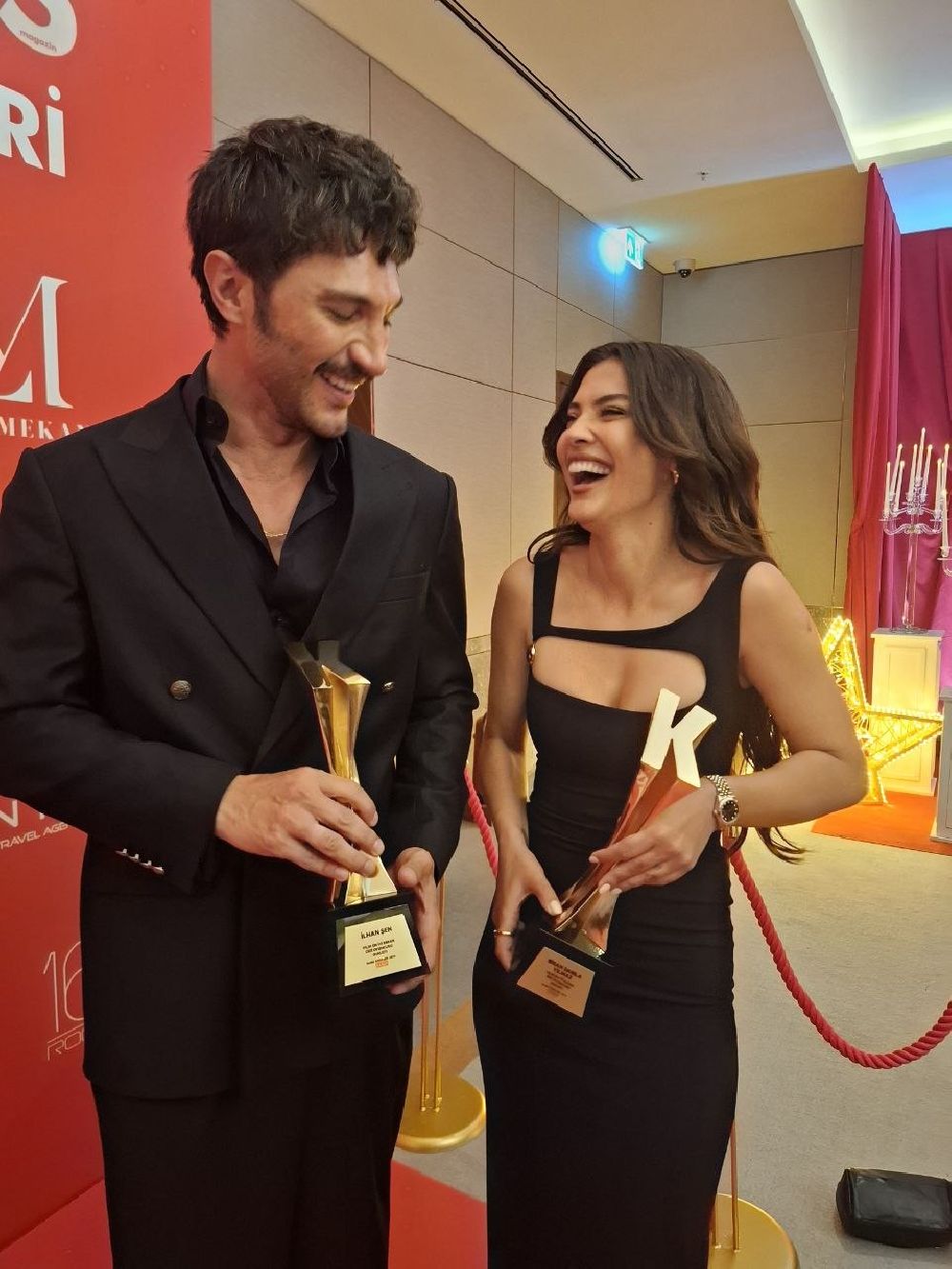 İlhan Şen ve Biran Damla Yılmaz ödül gecesine damga vurdu