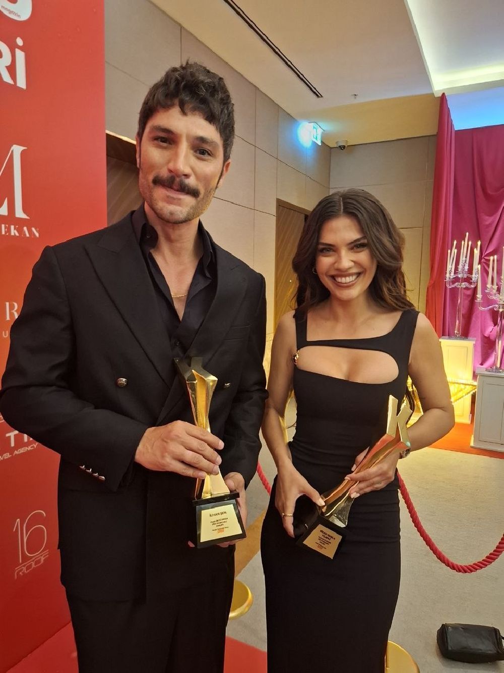 İlhan Şen ve Biran Damla Yılmaz ödül gecesine damga vurdu