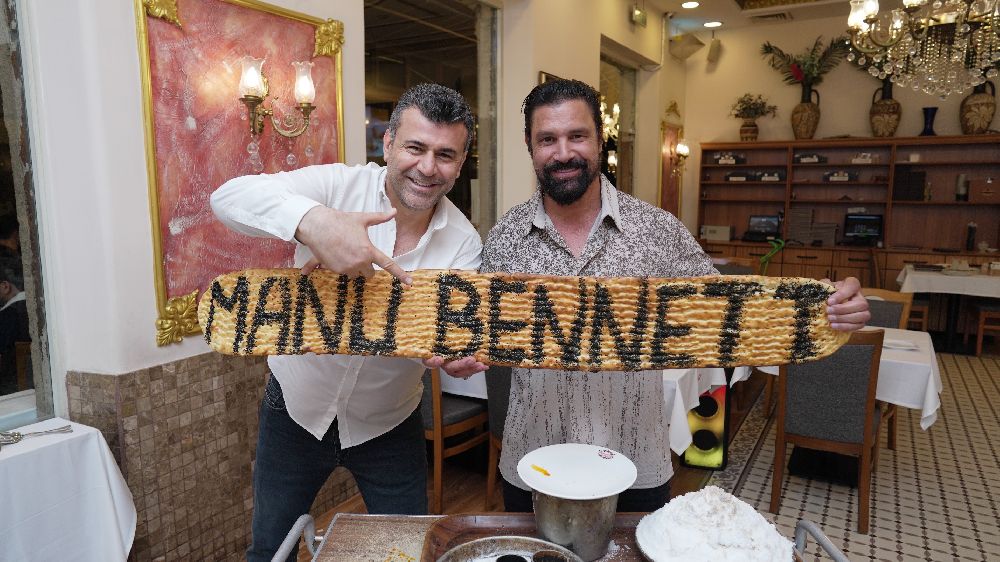 Manu Bennett proje için İstanbul'a gitti   