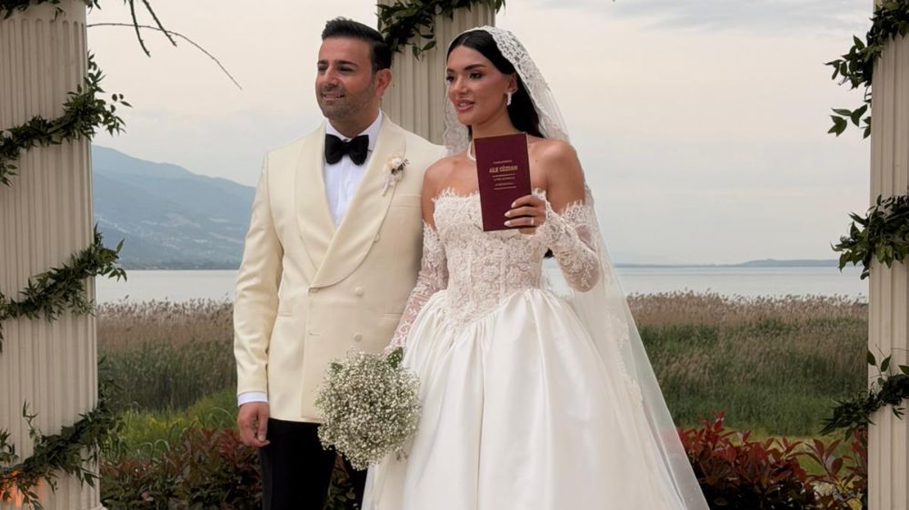 Seren Uzun ile Sinan Öztürk evlendi