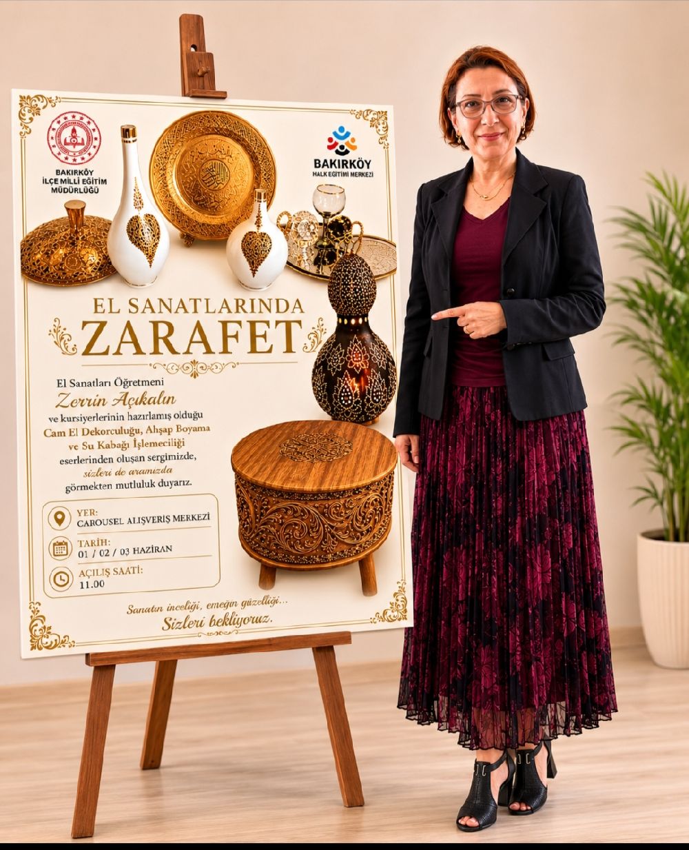 El Sanatlarında Zarafet Sergisi sanatseverlerle buluşuyor