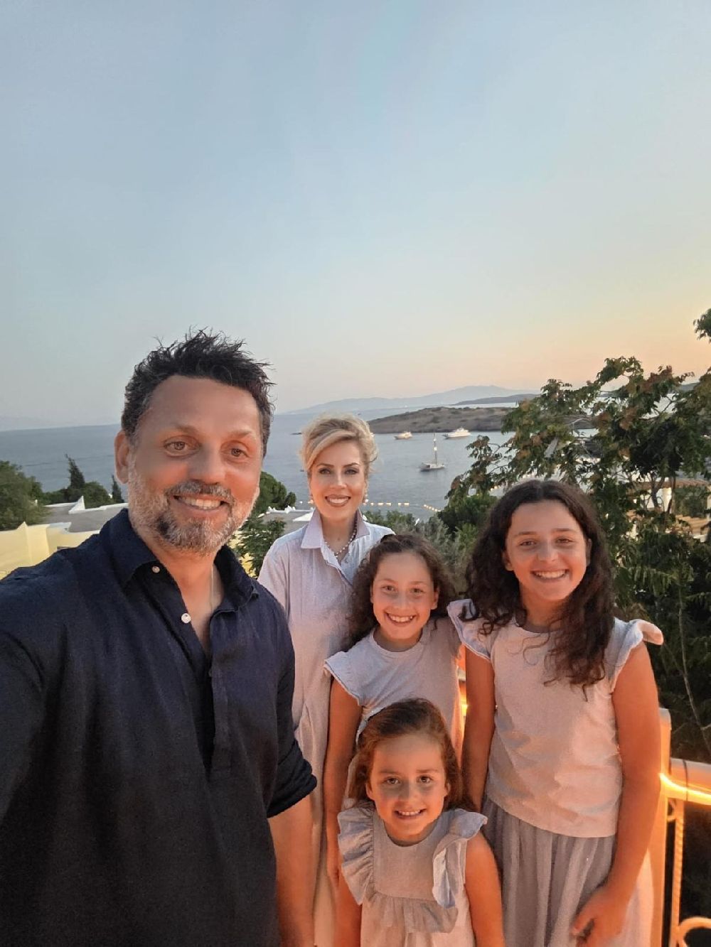 Erol Bulut ailesiyle Bodrum'da tatile çıktı