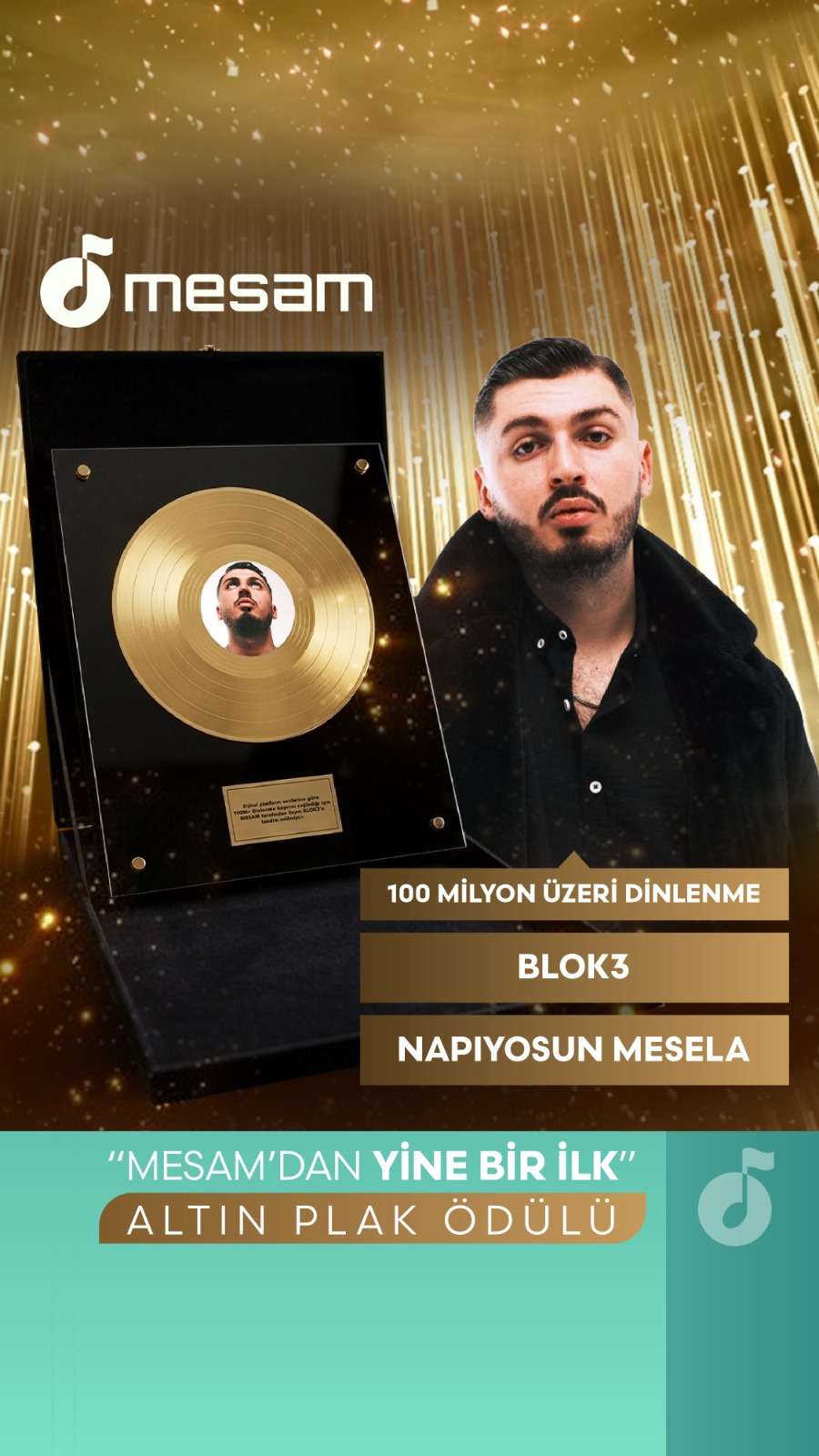 MESAM'dan altın plak!