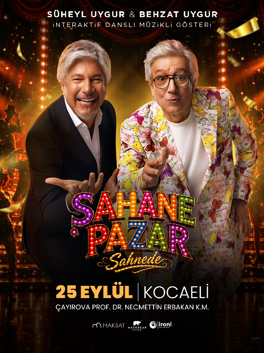 Şahane Pazar sahnede Türkiye turuna çıkıyor
