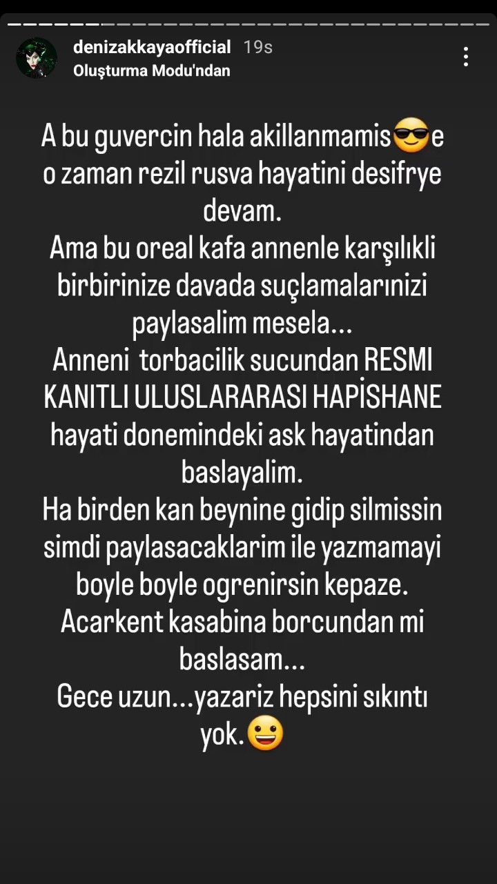 Deniz Akkaya&#039;dan Seren Serengil&#039;e Ağza Alınmayacak Sözler