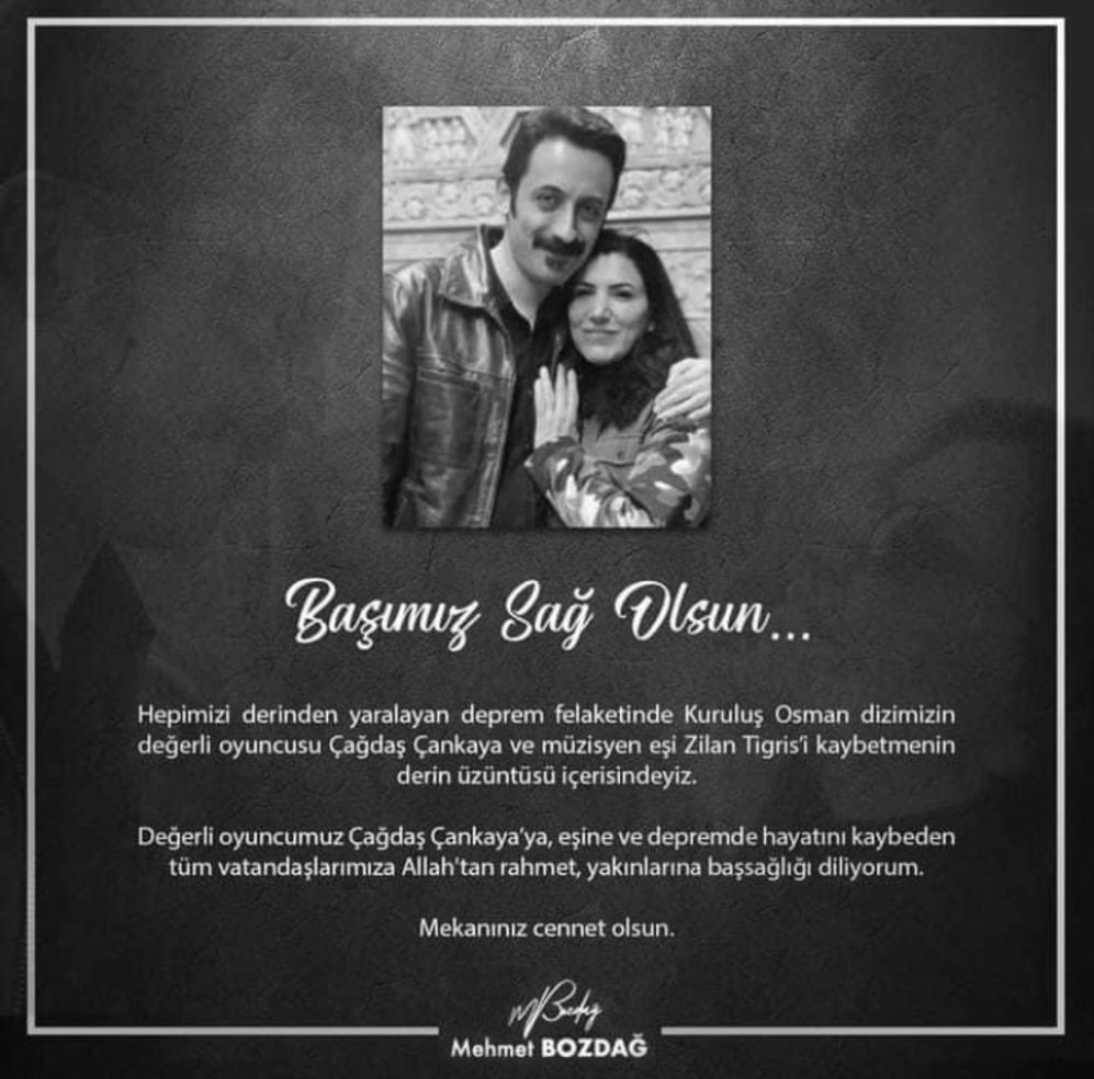 Acı Haber Geldi! Enkaz Altındaki Oyuncu Çağdaş Çankaya İle Eşi Zilan Tigris Hayatını Kaybetti