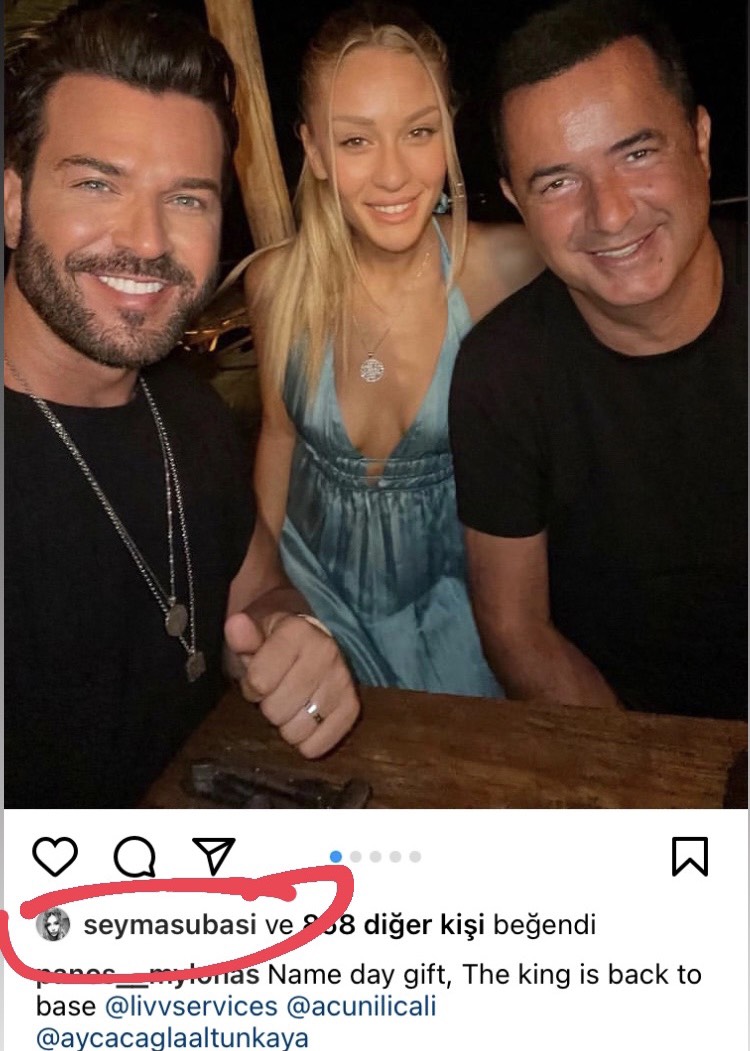 Acun Ilıcalı ve Sevgilisinin Fotoğrafına Şeyma Subaşı&#39;ndan Flaş Tepki!