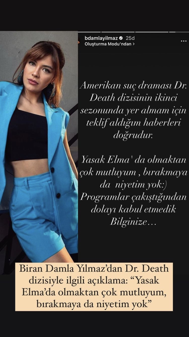 Yasak Elma&#039;nın Yıldızından Ayrılık Açıklaması