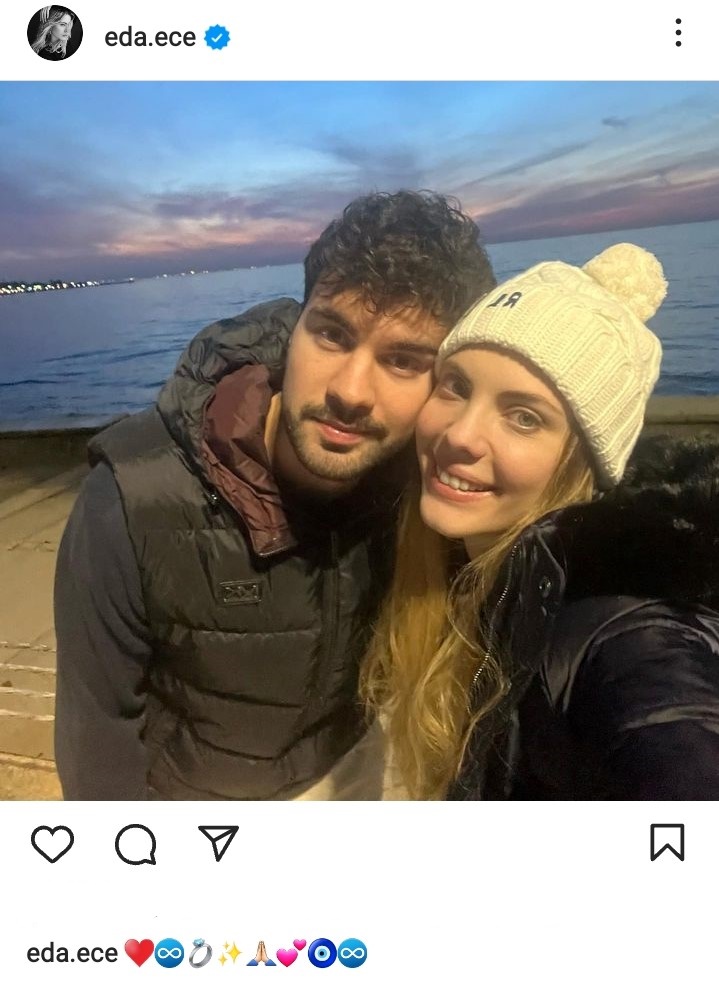 Eda Ece ile Buğrahan Tuncer Evliliğe İlk Adımı Attı