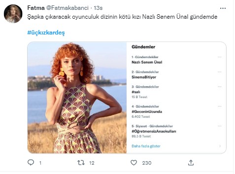 &#039;Üç Kız Kardeş’in Mine&#039;si Nazlı Senem Ünal Gündem Oldu