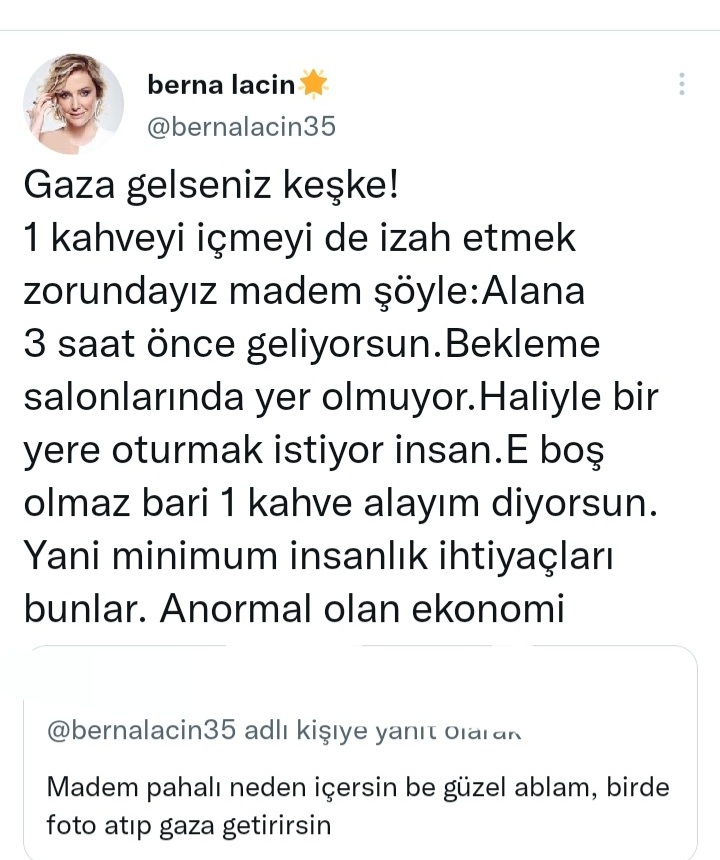 Berna Laçin&#039;den Kahve İsyanı 