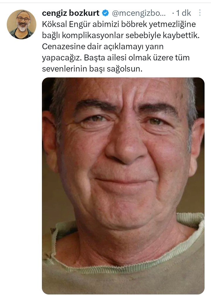 Köksal Engür Hayatını Kaybetti