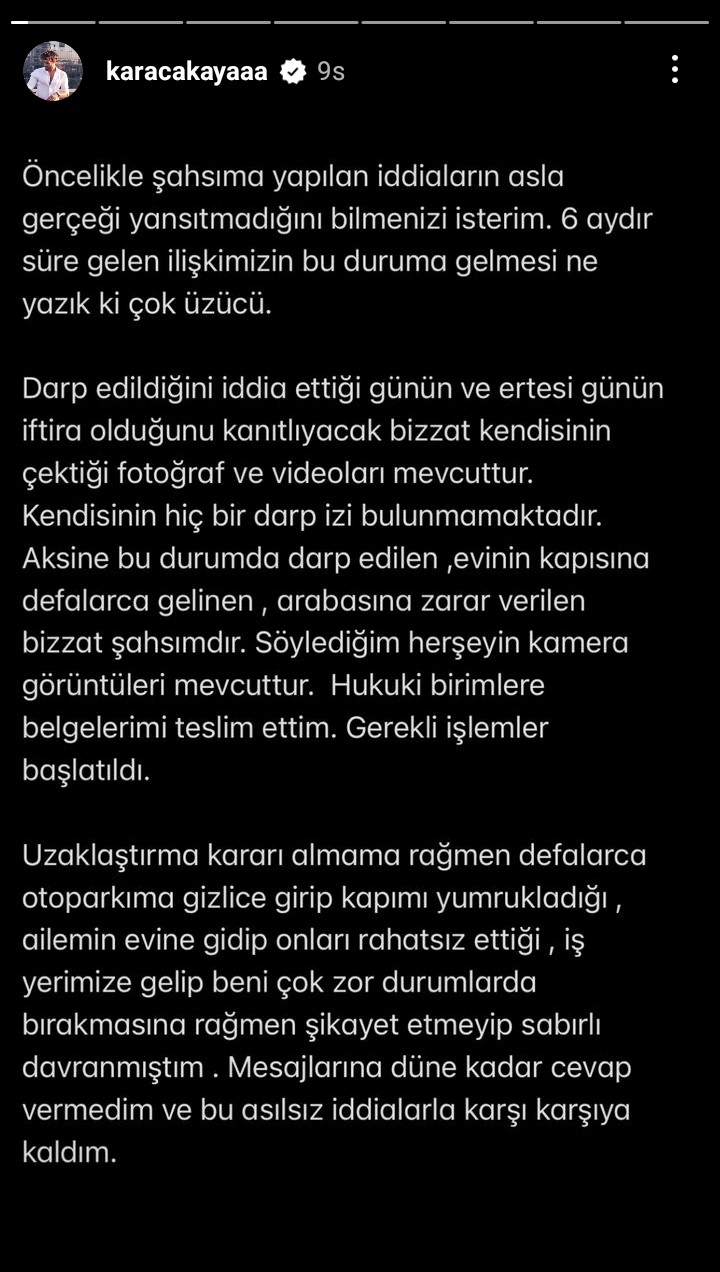 Batuhan Karacakaya ile Ayşe Aslanpay&#039;dan Şok Açıklamalar! Birbirlerinden Şiddet Gördüklerini İddia Edip Flaş Paylaşımlarda Bulundular