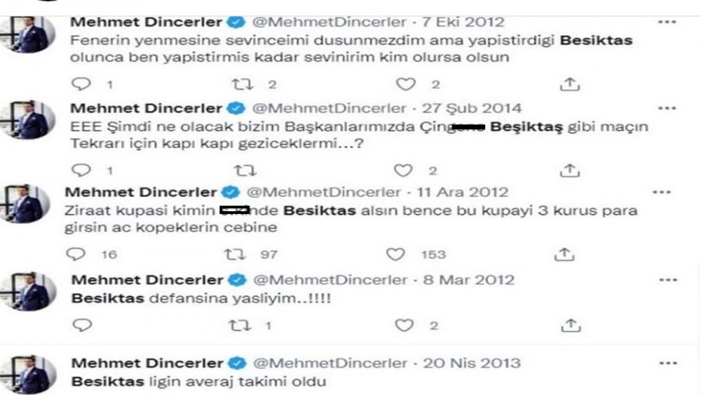 Mehmet Dinçerler&#039;in O Paylaşımları Da Ortaya Çıktı! Şok Sözler...
