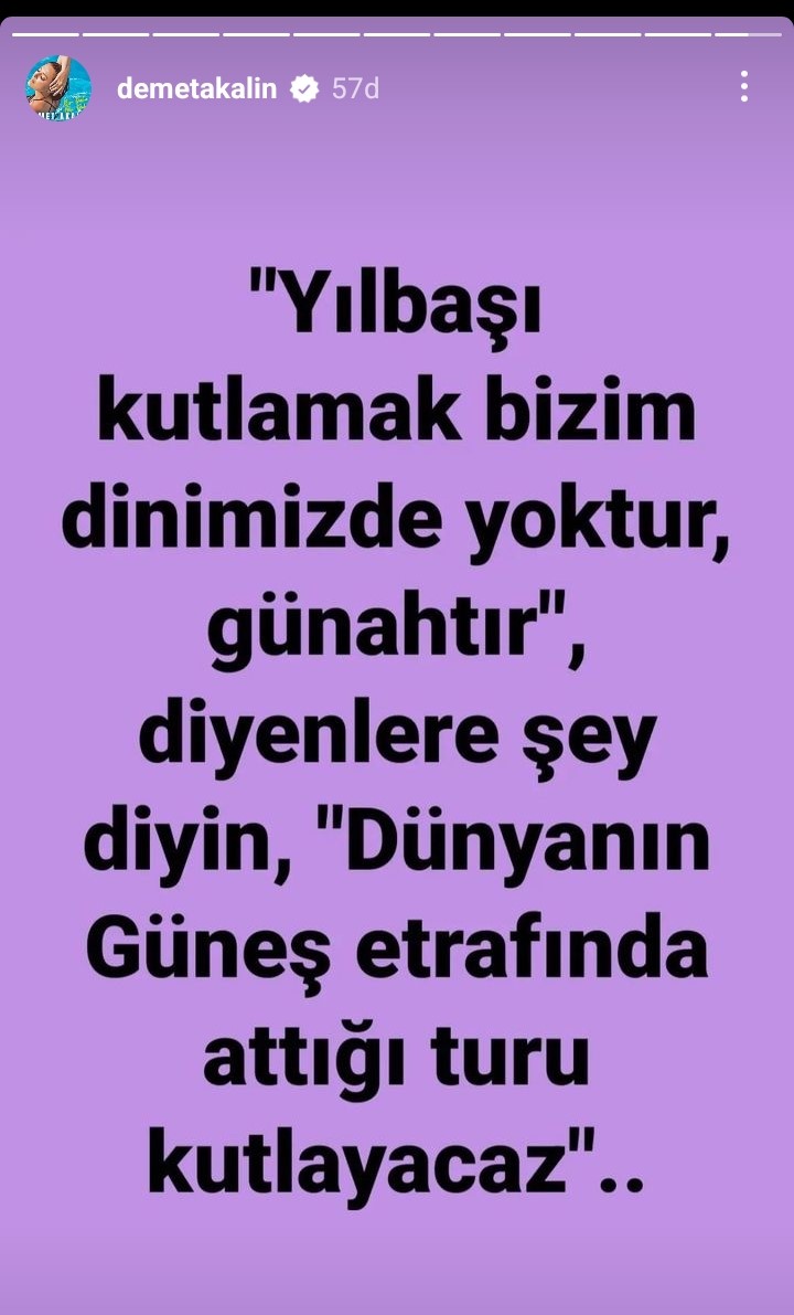 Demet Akalın'dan Yılbaşı Açıklaması