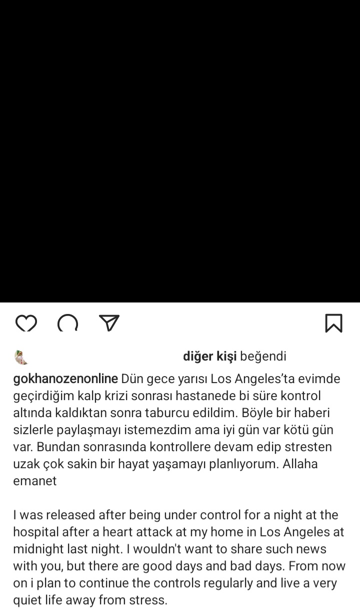 Gökhan Özen Kalp Krizi Geçirdi 