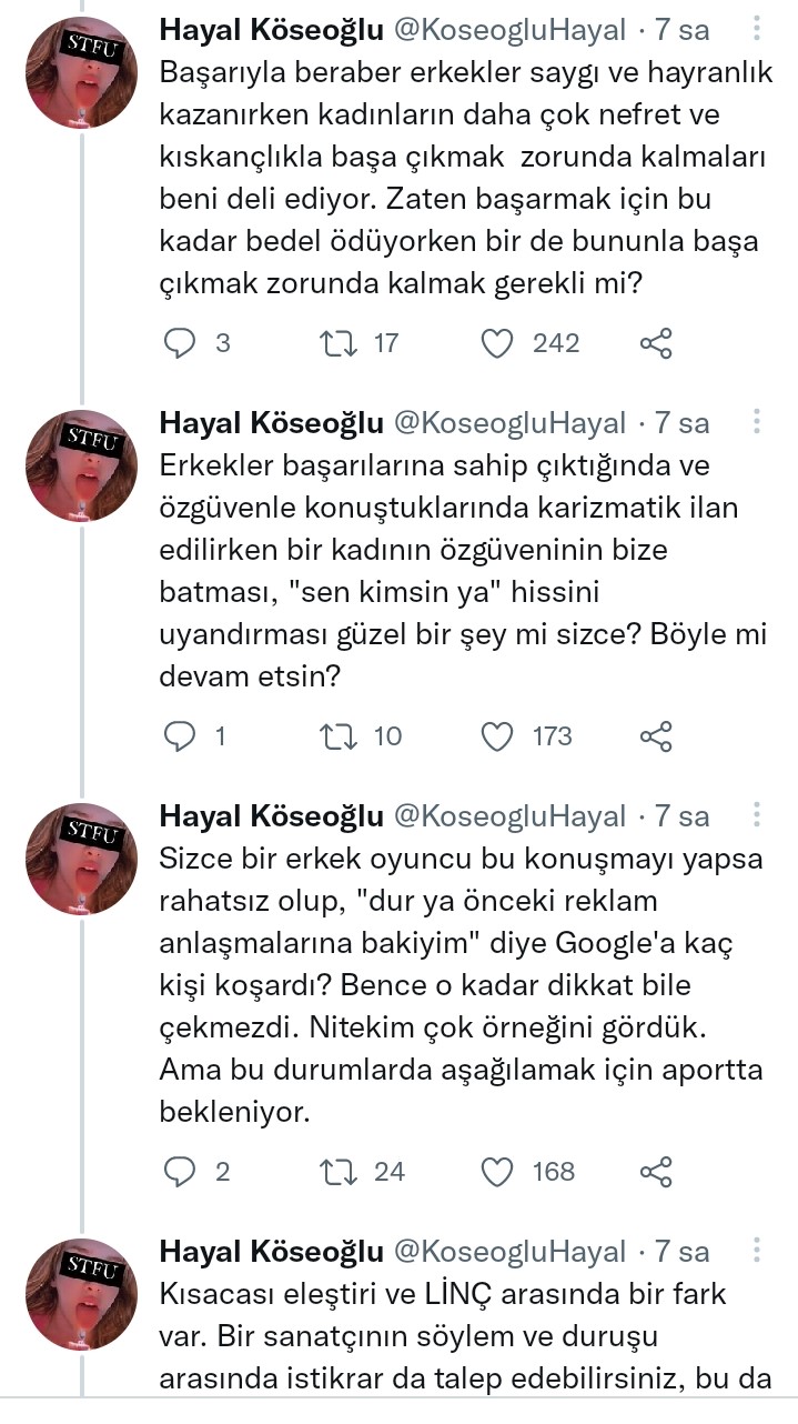 Hayal Köseoğlu&#039;ndan Pınar Deniz&#039;e: Nefret Edilen Oyuncu