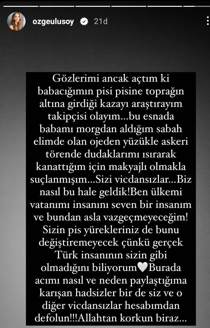 Özge Ulusoy Ateş Püskürdü