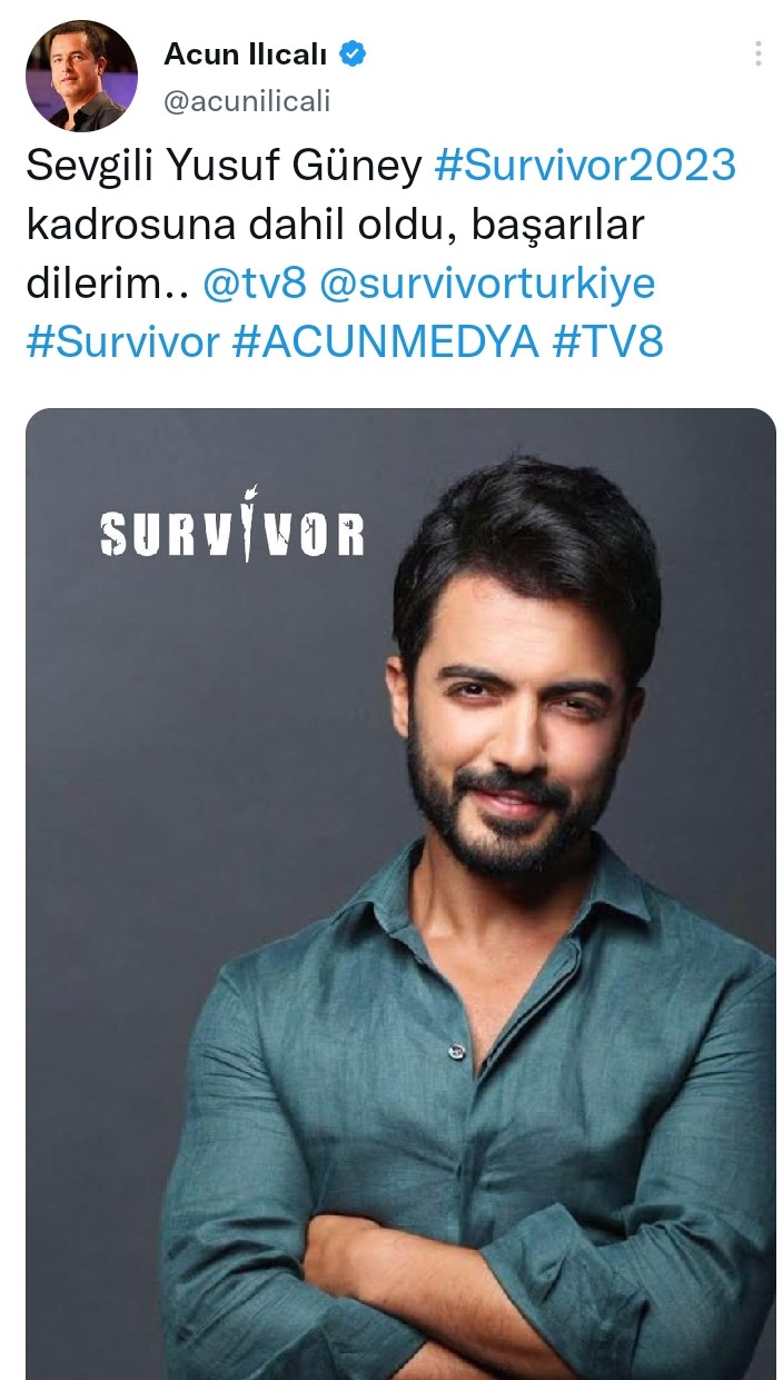 Yusuf Güney Survivor&#039;da Yarışacak